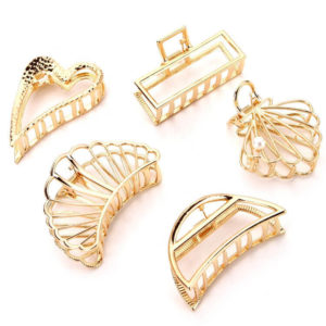 Triangle ABS Imitation Pearl Hair Clip, Women Ladies Kids Hairgrip