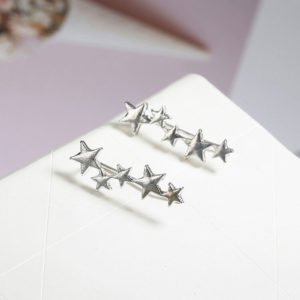 Star Stud Earring Tiny Star Moon Stud Earrings For Women Birthday Gift Je...