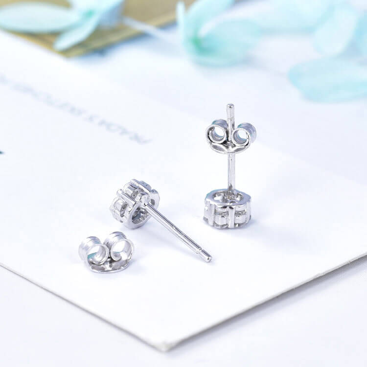 POL-PESS0466-4.5M---Sterling-Silver-AAA-Cubic-Zirconia-Flower-Designed-Stud-Earrings--2