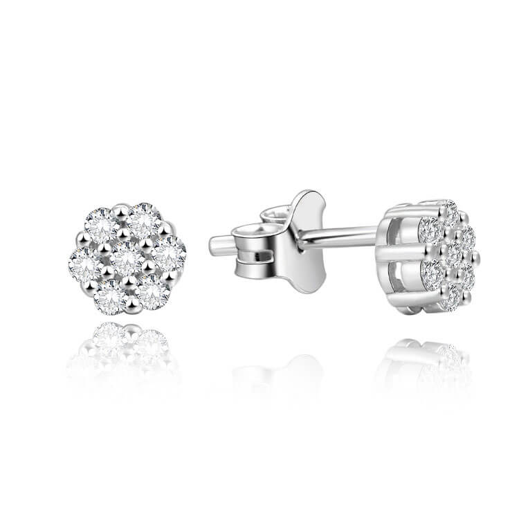POL-PESS0466-4.5M---Sterling-Silver-AAA-Cubic-Zirconia-Flower-Designed-Stud-Earrings--5