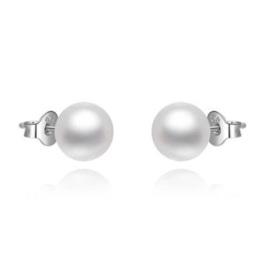 Freshwater Pearl Druzy Earrings Jaipur Ethnic Gold and Silver Earrings