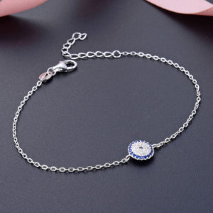 Stone Adjustable Vogue Jewellery 925 Sterling Silver Jewelry Evil Tennis ...