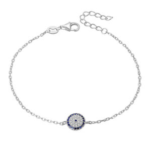 Stone Adjustable Vogue Jewellery 925 Sterling Silver Jewelry Evil Tennis ...