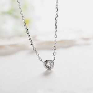 one single stone Pendant 925 Sterling Silver for Women bulk fashion jewel...