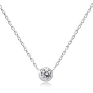 one single stone Pendant 925 Sterling Silver for Women bulk fashion jewel...