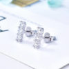 POL-PSS1255ES-Jewelry-Factory-Fashion-Simple-Tree-Stone-Cubic-Zirconia-Women-925-Sterling-Silver-Sparkling-Elegance-Stud-Earrings--5