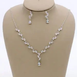 Zircon Jewelry Set – Flowers